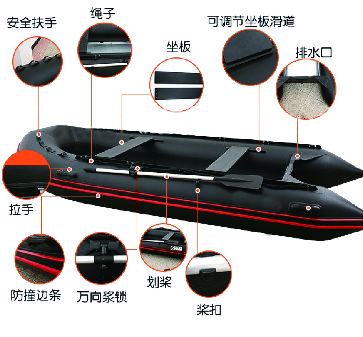 沖鋒舟（不含馬達）