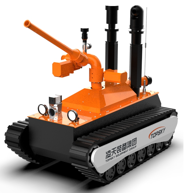 消防干粉滅火機器人【電動】 （第3代，語音控制+輕量化+干粉滅火）