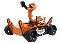 全地形消防滅火機器人【輪式履帶擺臂】 (第1代，升降云臺及氣體二合一探測裝置+語音控制