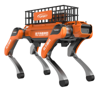 輔助運(yùn)輸四足機(jī)器狗（40kg超級(jí)大狗，第6代，高強(qiáng)度載物框+伴隨功能+自探索式導(dǎo)航系統(tǒng)+自組網(wǎng)+云管理平臺(tái)）