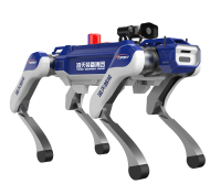 治安巡邏四足機(jī)器狗 （40kg超級(jí)大狗，第7代，集成一體式遙控器+對(duì)講照明+警示燈+自主跟隨）
