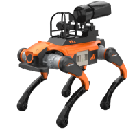 輔助偵察四足機器狗(小狗) （小狗、點足，【四合一多功能模塊（喊話+照明+警示+拾音）、防爆多參數測定器（4種氣體） 】）